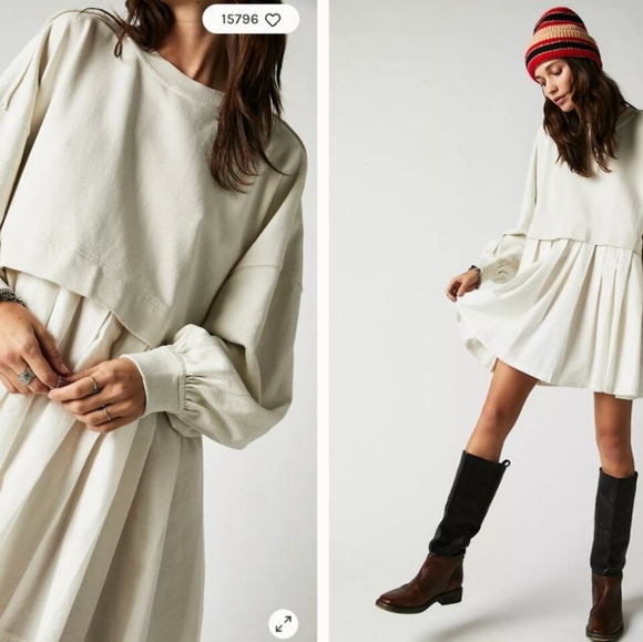 Free people🖤 Eleanor shirt dress - Picture 4 of 5